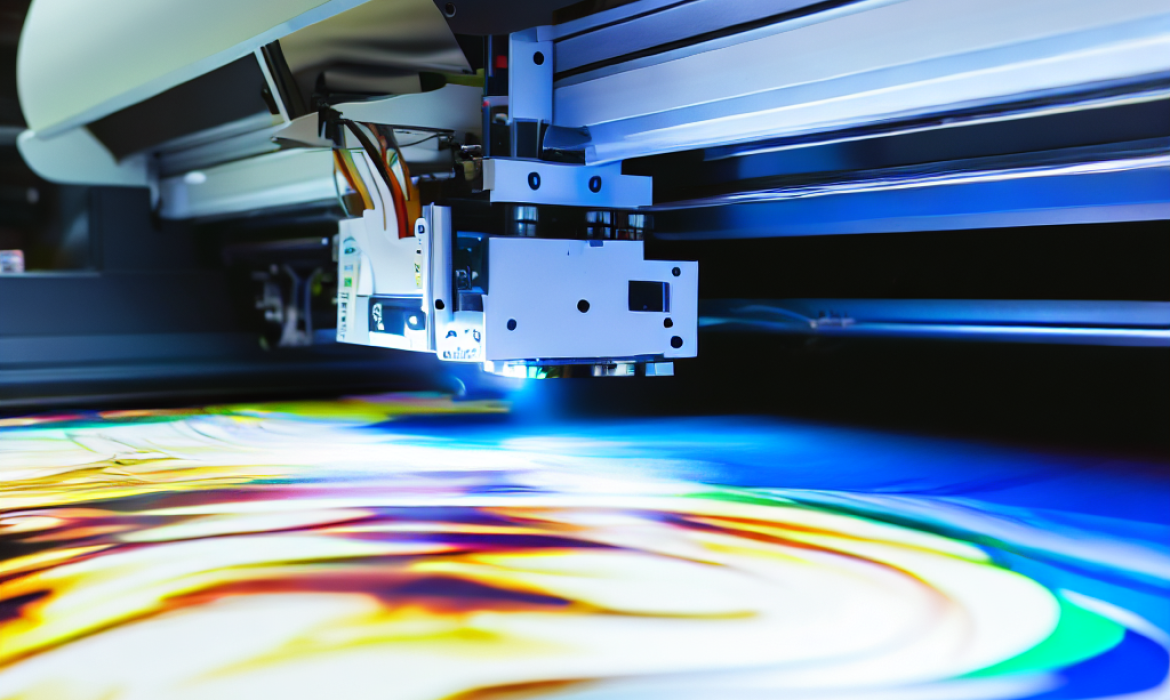 smart print lielformāta uv drukas printera vizualizācija