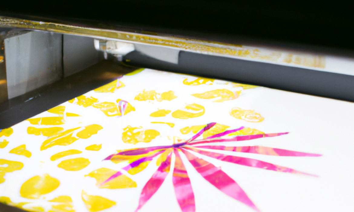 Stilizēts attēls kurā redzams Smart Print apdrukāts organiskais stikls