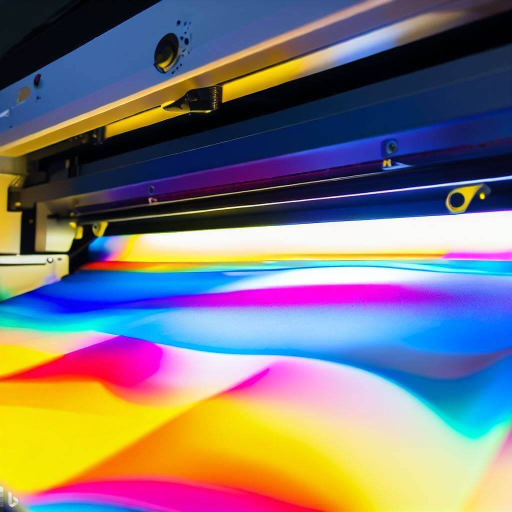 UV printeris drukā krāsainu attēlu Smart Print